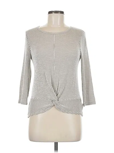 Pre-owned Assorted Brands Cardigan Sweater In Silver