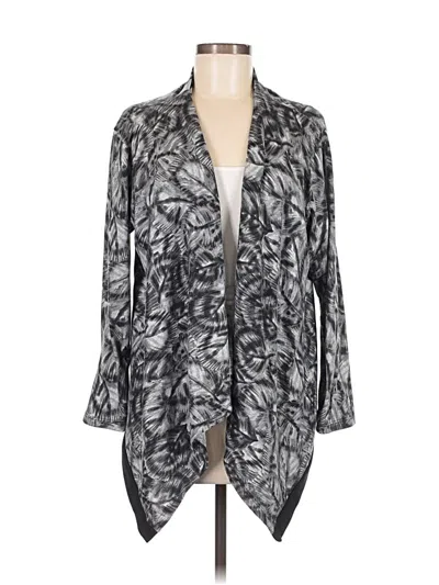 Pre-owned Assorted Brands Cardigan Sweater In Silver
