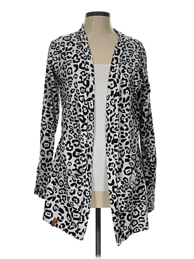 Pre-owned Assorted Brands Cardigan Sweater In Silver