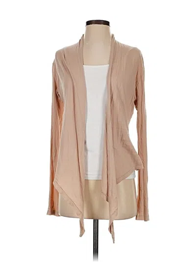 Pre-owned Assorted Brands Cardigan Sweater In Tan