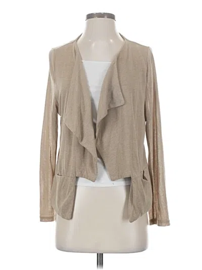 Pre-owned Assorted Brands Cardigan Sweater In Tan