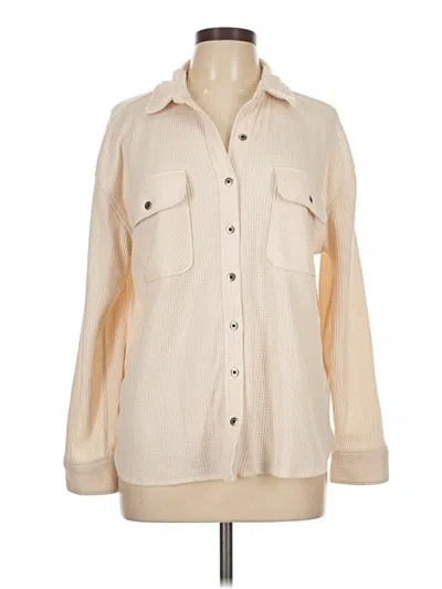 Pre-owned Assorted Brands Cardigan Sweater In Tan