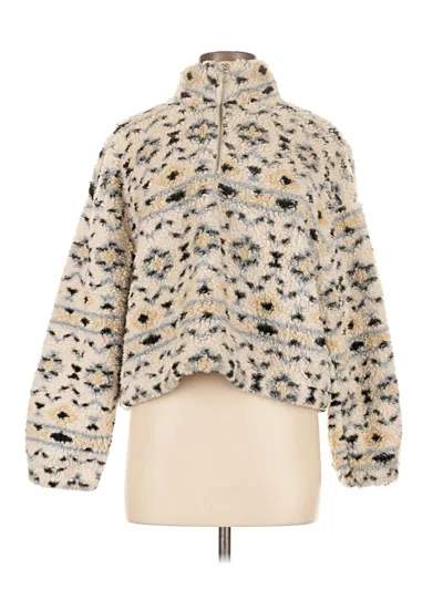 Pre-owned Assorted Brands Cardigan Sweater In Tan