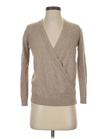 Pre-owned Assorted Brands Cardigan Sweater In Tan