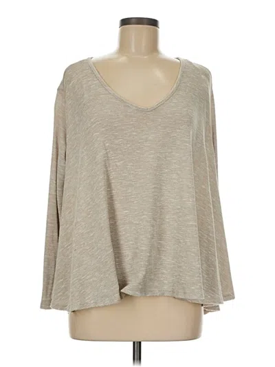 Pre-owned Assorted Brands Cardigan Sweater In Tan