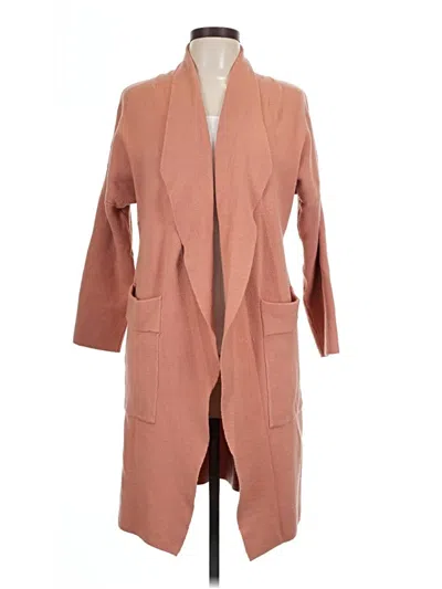 Pre-owned Assorted Brands Cardigan Sweater In Tan