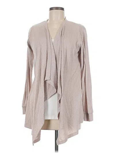 Pre-owned Assorted Brands Cardigan Sweater In Tan