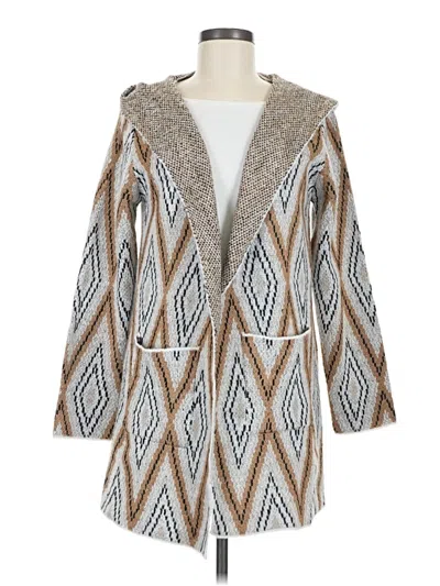 Assorted Brands Cardigan Sweater In Tan
