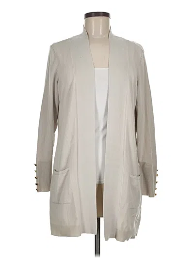 Pre-owned Assorted Brands Cardigan Sweater In Tan
