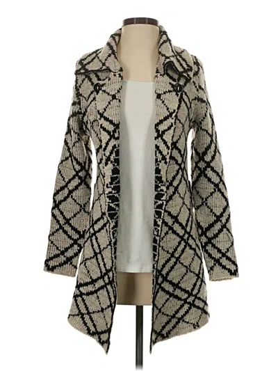 Pre-owned Assorted Brands Cardigan Sweater In Tan