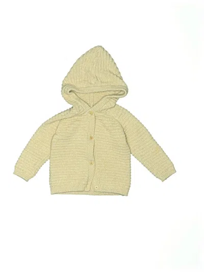 Pre-owned Assorted Brands Babies' Cardigan Sweater In Tan
