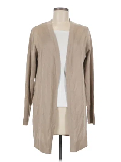 Pre-owned Assorted Brands Cardigan Sweater In Tan