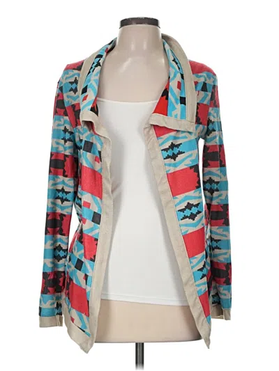 Pre-owned Assorted Brands Cardigan Sweater In Teal