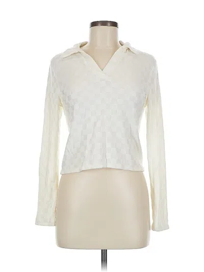 Pre-owned Assorted Brands Cardigan Sweater In White