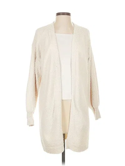Pre-owned Assorted Brands Cardigan Sweater In White