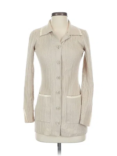 Pre-owned Assorted Brands Cardigan Sweater In White