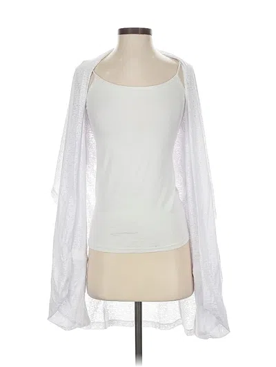 Pre-owned Assorted Brands Cardigan Sweater In White