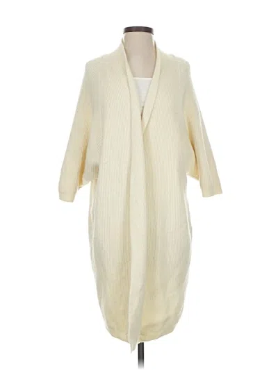 Pre-owned Assorted Brands Cardigan Sweater In White