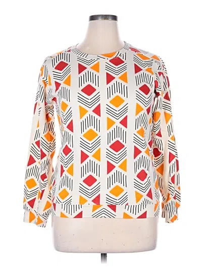 Pre-owned Assorted Brands Cardigan Sweater In White