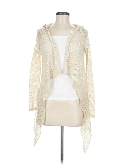Pre-owned Assorted Brands Cardigan Sweater In White