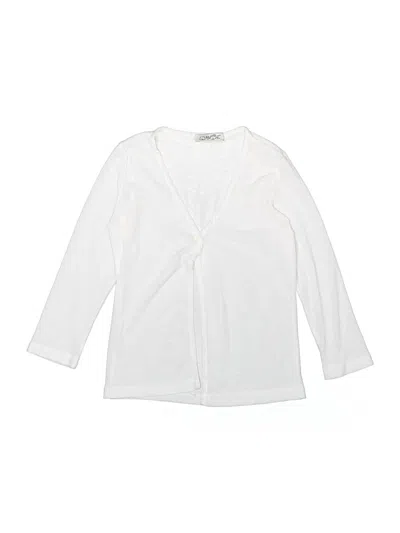 Pre-owned Assorted Brands Kids' Cardigan Sweater In White