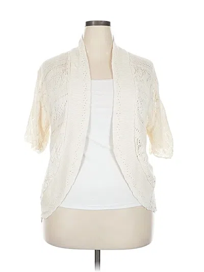 Assorted Brands Cardigan Sweater In White