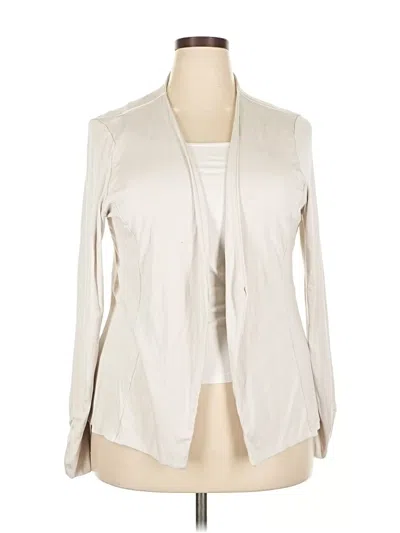 Pre-owned Assorted Brands Cardigan Sweater In White