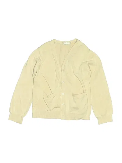 Pre-owned Assorted Brands Kids' Cardigan Sweater In White