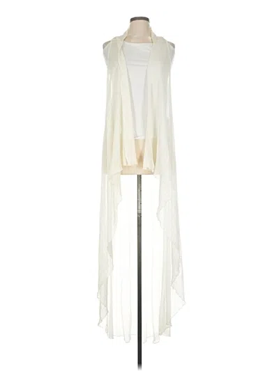 Pre-owned Assorted Brands Cardigan Sweater In White