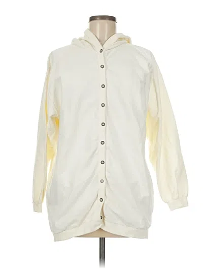 Pre-owned Assorted Brands Cardigan Sweater In White