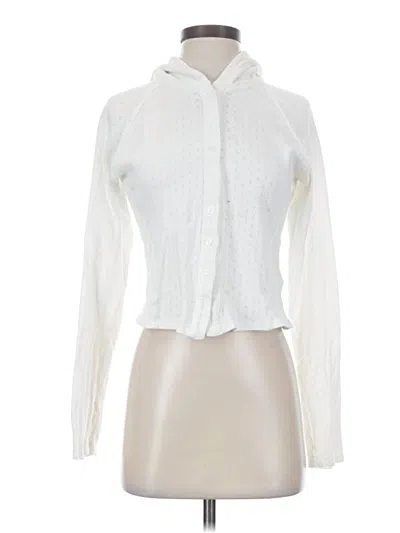 Pre-owned Assorted Brands Cardigan Sweater In White