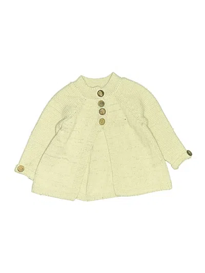 Pre-owned Assorted Brands Kids' Cardigan Sweater In Yellow