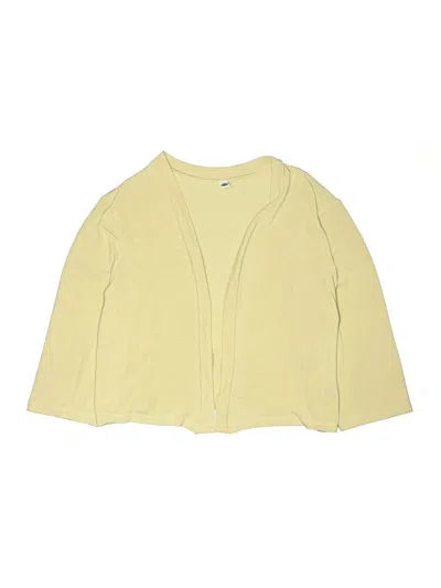 Pre-owned Assorted Brands Kids' Cardigan Sweater In Yellow