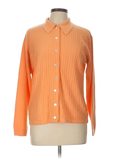 Pre-owned Assorted Brands Cardigan Sweater In Yellow