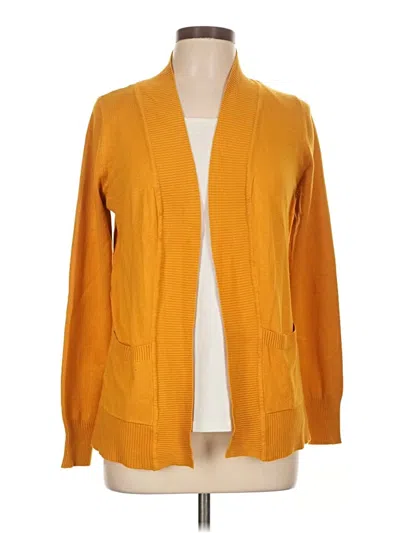 Pre-owned Assorted Brands Cardigan Sweater In Yellow