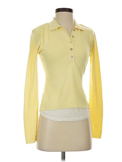 Pre-owned Assorted Brands Cardigan Sweater In Yellow