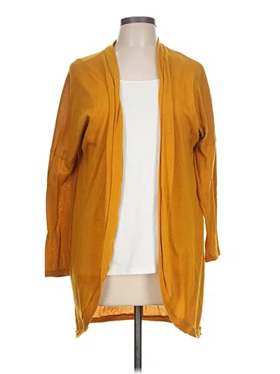 Pre-owned Assorted Brands Cardigan Sweater In Yellow
