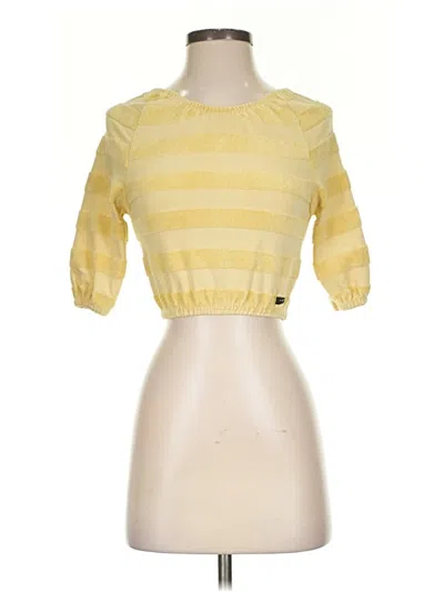 Pre-owned Assorted Brands Cardigan Sweater In Yellow