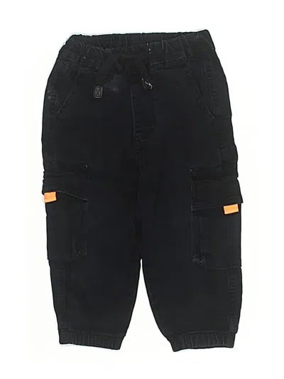 Pre-owned Assorted Brands Kids' Cargo Pants In Black