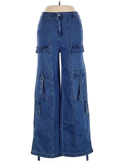 Assorted Brands Cargo Pants In Blue