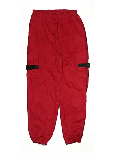 Pre-owned Assorted Brands Kids' Cargo Pants In Red