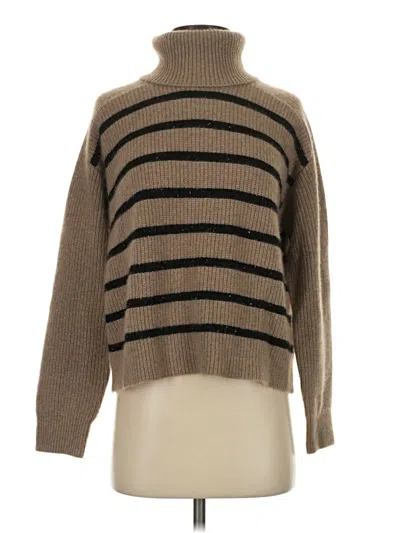 Pre-owned Assorted Brands Cashmere Pullover Sweater In Brown
