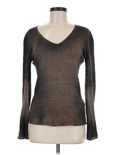 Pre-owned Assorted Brands Cashmere Pullover Sweater In Brown