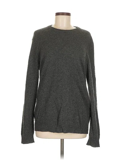 Pre-owned Assorted Brands Cashmere Pullover Sweater In Gray