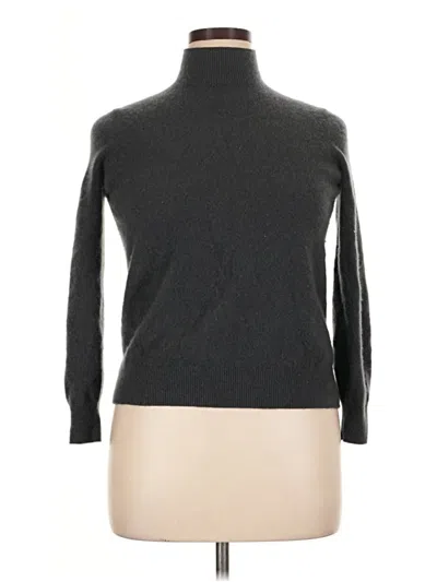 Pre-owned Assorted Brands Cashmere Pullover Sweater In Gray