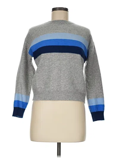 Pre-owned Assorted Brands Cashmere Pullover Sweater In Gray