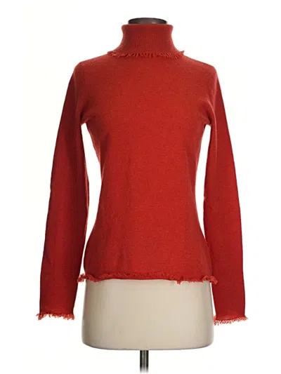 Pre-owned Assorted Brands Cashmere Pullover Sweater In Red
