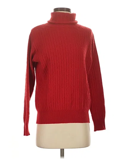 Pre-owned Assorted Brands Cashmere Pullover Sweater In Red