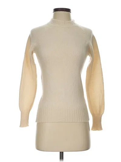 Pre-owned Assorted Brands Cashmere Pullover Sweater In Tan