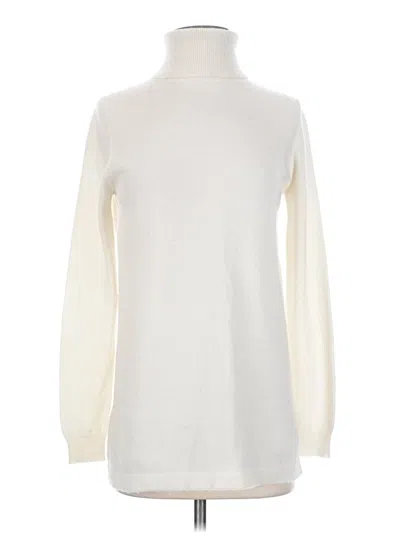 Pre-owned Assorted Brands Cashmere Pullover Sweater In White